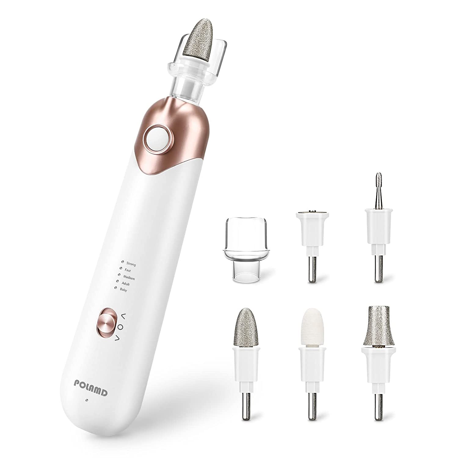 230816065554346_1 Professional Manicure Pedicure Kit, Electric Nail File Set, Cordless Electric Nail Drill Machine, 5 Speeds Hand Foot Care Tool for Nail Grind Trim Polish - Image 1